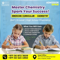 American Curriculum Chemistry Classes in Sharjah Enroll Now Call 05687